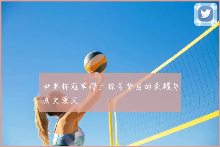 世界杯冠军得主称号背后的荣耀与历史意义